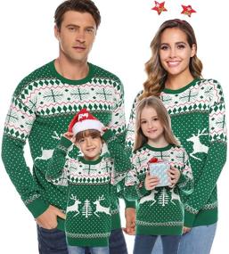 img 4 attached to 🎄 Boys' Christmas Sweaters: Totatuit Matching Children's Clothing and Sweaters