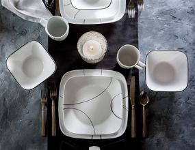 img 2 attached to Efficient and Elegant: Corelle 1134339 Dinnerware Set in the Perfect Size