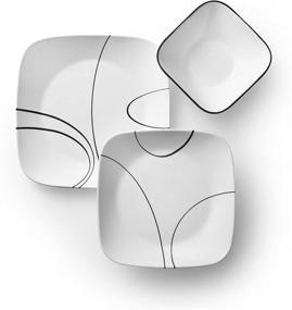 img 3 attached to Efficient and Elegant: Corelle 1134339 Dinnerware Set in the Perfect Size