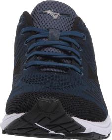 img 3 attached to 🖤 Black Ombre Mizuno Men's Rider Running Shoes