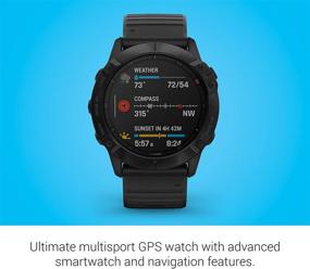 img 3 attached to 🕹️ Renewed Garmin Fenix 6X Pro Multisport GPS Watch with Mapping, Music, Grade-Adjusted Pace Guidance, and Pulse Ox Sensors - Black