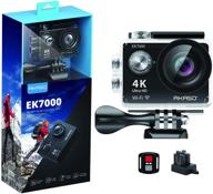 📷 akaso ek7000 4k30fps action camera - ultra hd & 170 degree wide angle - 98ft waterproof underwater camera logo
