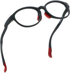 img 4 attached to 👓 LifeArt Kid Blue Light Blocking Glasses - Filters Up to 85% of Harmful Blue Light, Relieves Eyestrain and Blurriness, Computer Glasses (Black)