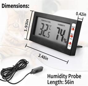 img 3 attached to Simple Deluxe Digital Thermometer Hygrometer
