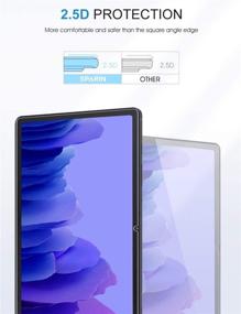 img 1 attached to 📱 3-Pack SPARIN Screen Protector for Samsung Galaxy Tab A7 (10.4 Inch) - 9H Hardness Tempered Glass, Anti-Scratch, High Definition, Bubble Free