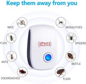 img 2 attached to 🪲 Aplicy Ultrasonic Pest Repeller 6 Pack: Effective Indoor Pest Control for Insects, Bugs, Mosquitoes, Cockroaches, Rats, Spiders - Plug-in Electronic Pest Repellent