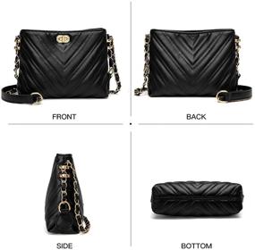 img 3 attached to 👜 Fashionable Lightweight Crossbody Handbags for Women - Stylish Shoulder Bags with Wallets