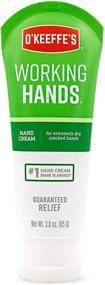 img 3 attached to 👐✋ O'Keeffe's Working Hands Hand Cream: 4-Pack of 3 oz Tubes for Lasting Moisturization