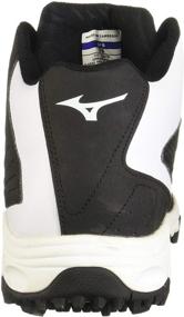 img 2 attached to Mizuno Spike ADV MID Black White Men's Shoes