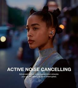 img 1 attached to 🎧 Bowers & Wilkins PI5 True Wireless Headphones with 4 Mics, Bluetooth 5.0, aptX, Advanced Noise Cancellation, B&W App, Wireless Charging - Android/iOS Compatible