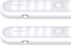 img 4 attached to 🔦 ESR7Gears Smart Closet Light, Battery-Powered Under-Cabinet Light with 20 LEDs, 2 Modes, Built-in Magnet, Portable Motion Sensor Light for Closet, Kitchen, Stairs, Hallway - 2-Pack