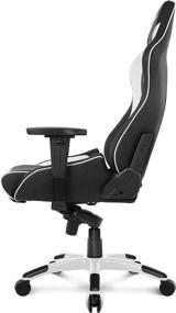 img 1 attached to 🎮 AKRacing Masters Series Pro Luxury XL, WHITE - The Ultimate Comfort and Style for Gaming or Office Use