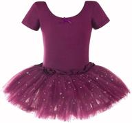 👗 dancina leotard: sparkling sleeve little girls' clothing for active routines logo