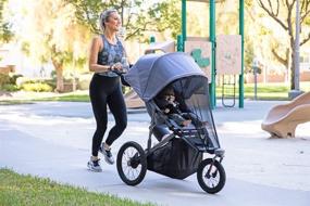 img 1 attached to Joovy Lightweight Jogging Stroller Slate