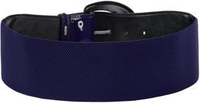 img 3 attached to Black Stretchy Belts Women Adjustable Women's Accessories for Belts