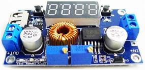 img 3 attached to JacobsParts XL4015 5A DC-DC Buck Step Down Voltage Constant Current Converter Module with LED Voltmeter, USB Output, and Adjustable Power Regulator Board