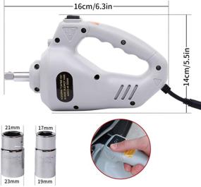 img 1 attached to ⚡ Набор для электрического домкрата STANDTALL для автомобиля: 3-тонный универсальный автоматический гидравлический домкрат 12 в сборе с ударным гайковертом и насосом для накачивания шин - идеальный для легкой замены и ремонта колес.