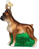 🎄 exquisite old world christmas collection glass blown ornaments: cherish the boxer dog edition for your christmas tree! логотип