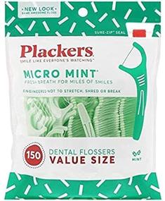 img 3 attached to Plackers Micro Dental Floss Picks Oral Care