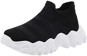 img 4 attached to 👟 Breathable Lightweight Running Sneakers for Girls by ANUFER