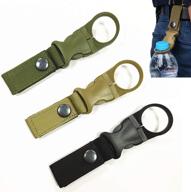 🧗 hanging bottle strap carabiner with belt clip, portable water bottle holder keychain for outdoor camping, hiking, and traveling логотип