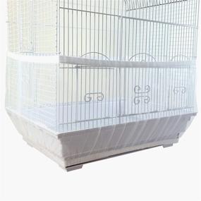 img 1 attached to 🐦 GOTOTOP Large Size Bird Cage Cover with Ventilated Nylon Shell & Seed Catcher – Ultimate Protection and Comfort for Your Pet Bird Cage