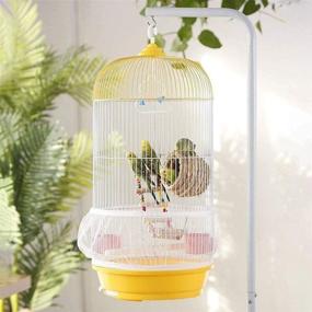 img 3 attached to 🐦 GOTOTOP Large Size Bird Cage Cover with Ventilated Nylon Shell & Seed Catcher – Ultimate Protection and Comfort for Your Pet Bird Cage