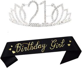 img 4 attached to Birthday Supplies Glitter Princess Decorations Event & Party Supplies