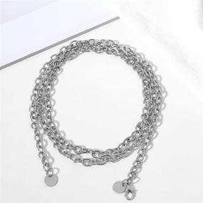img 2 attached to SUNFANI Waistbands Multilayer Jewelry Silvery
