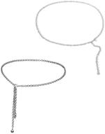sunfani пояса многослойные ювелирные изделия серебристые логотип