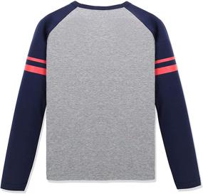 img 3 attached to CUNYI Spliced Colors T Shirts Gray Navy