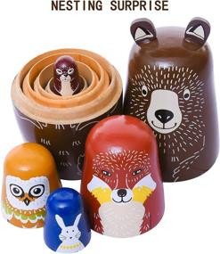 img 2 attached to 🎨 Conzy Stackable Handmade Matryoshka Decoration