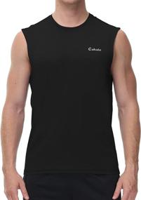 img 4 attached to Cakulo Workout Sleeveless Running Bodybuilding