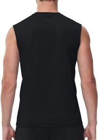 img 3 attached to Cakulo Workout Sleeveless Running Bodybuilding