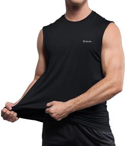 img 1 attached to Cakulo Workout Sleeveless Running Bodybuilding
