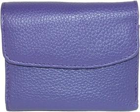 img 1 attached to Buxton Hudson Pik Me Up Mini Trifold Dark: Compact and Stylish Wallet for Everyday Carry