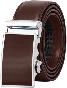 img 4 attached to 👖 Falari Holeless Automatic Adjustable Leather Belt