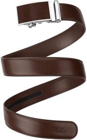 img 2 attached to 👖 Falari Holeless Automatic Adjustable Leather Belt