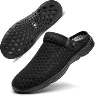 🩴 comfortable meduman dark blue slippers sandals: the ultimate breathable footwear logo