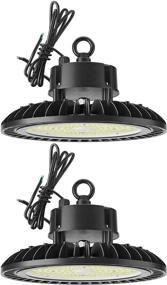 img 4 attached to 🏭 Sunco Lighting 2 Pack UFO LED High Bay: Powerful 150W, 21,000 LM, 5000K Daylight, Dimmable 1-10V - Perfect Warehouse Light