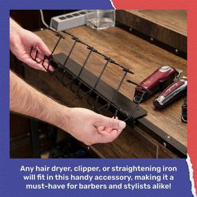 img 2 attached to Efficient Organization for Barbers: Introducing the 6 Slot Barber Buddy Clipper Rack