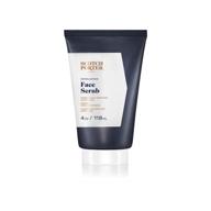 scotch porter exfoliating face scrub for men: unclog pores, even skin tone, non-toxic formula | 4oz bottle logo