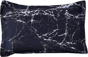 img 1 attached to MAG Black Marble 3PC King Size Comforter Sets - Modern Soft Microfiber Bedding with Stylish Patterns for Better Sleep