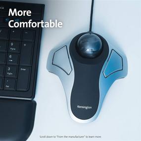 img 3 attached to 🖱️ Kensington Orbit Trackball Mouse (K64327EU): Precision and Comfort at Your Fingertips