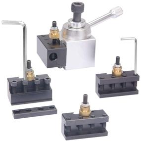 img 3 attached to 🔧 JWGJW 120034 Tooling Package: Enhance Your Mini Lathe with Quick Change Tool Post & Holders Multifid Tool Holder