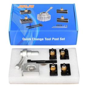 img 1 attached to 🔧 JWGJW 120034 Tooling Package: Enhance Your Mini Lathe with Quick Change Tool Post & Holders Multifid Tool Holder