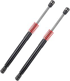 img 4 attached to 🚗 Upgraded Tesla Model 3 Rear Trunk Struts with Automatic Lift Assist - Set of 2, featuring Stainless Steel Washers