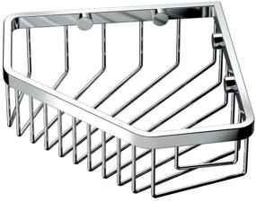 img 4 attached to 🧺 Gatco 1499 8.5-Inch Chrome Corner Basket for Shower or Tub