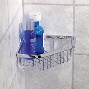 img 3 attached to 🧺 Gatco 1499 8.5-Inch Chrome Corner Basket for Shower or Tub