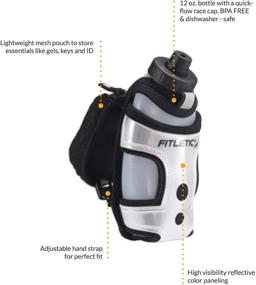 img 2 attached to 🏃 Fitletic HydraPocket Handheld Water Bottle Holder